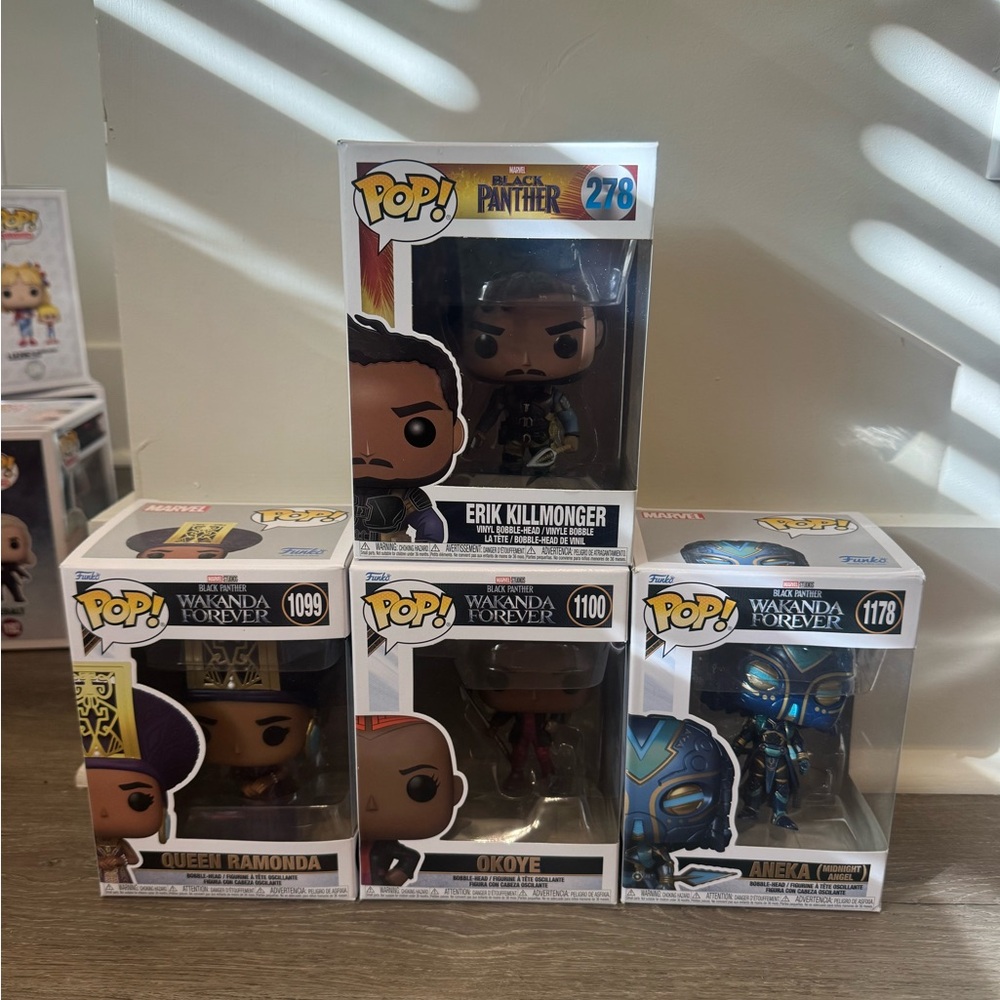 Black Panther / Wakanda Forever Funkos